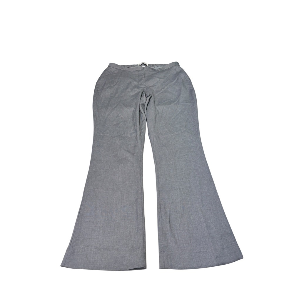 Abercrombie & Fitch Curve Love Flare Dress Pants Heather Grey Women W29 L30